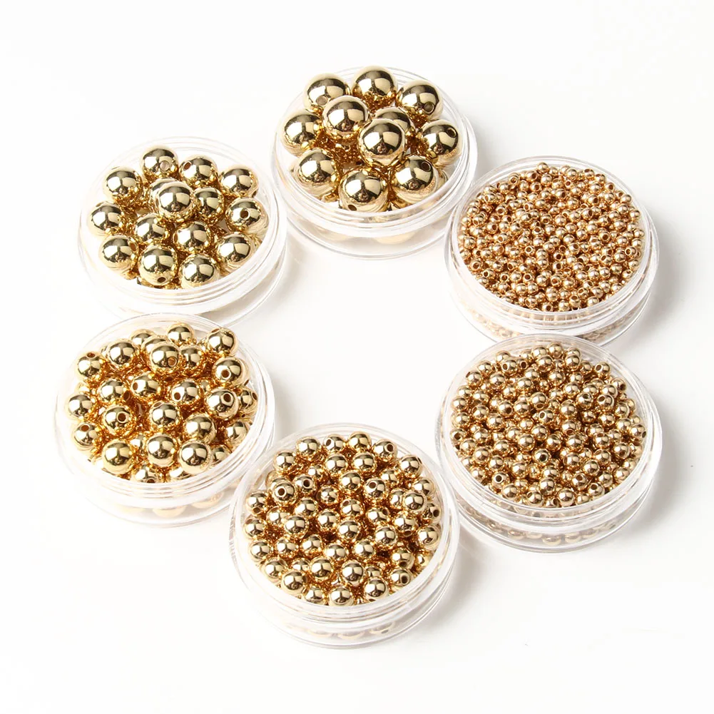 Wholesale Round 3/4/6/8/10/12MM Gold Color CCB Plastic Loose Spacer Beads for Jewelry Making
Wholesale Round 3/4/6/8/10/12MM Gold Color CCB Plastic Loose Spacer Beads for Jewelry Making