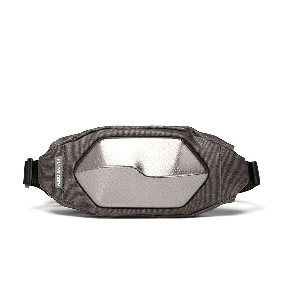 New Arrival Mens Silver Hard Shell Polyhedral Crossbody Multipackets Sport Fanny Pack Chest Bag, Black,dark grey, grey
New Arrival Mens Silver Hard Shell Polyhedral Crossbody Multipackets Sport Fanny Pack Chest Bag, Black,dark grey, grey