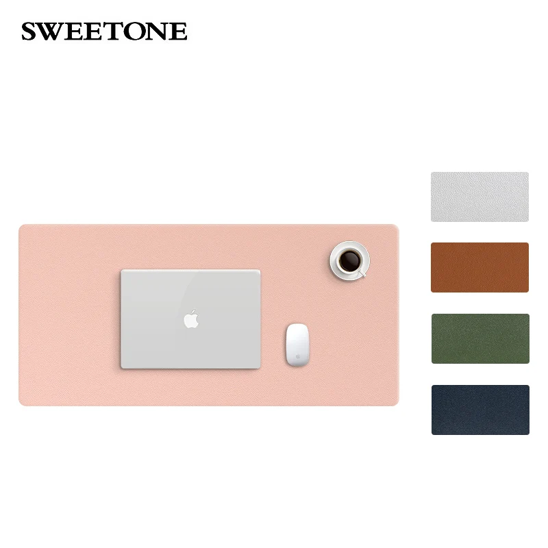 Dual-Sided Multifunctional Desk Pad Waterproof Desk Blotter Protector Leather Large Desk Writing Mat Mouse Pad, Pink+silver, blue+green, brown+gray
Dual-Sided Multifunctional Desk Pad Waterproof Desk Blotter Protector Leather Large Desk Writing Mat Mouse Pad, Pink+silver, blue+green, brown+gray