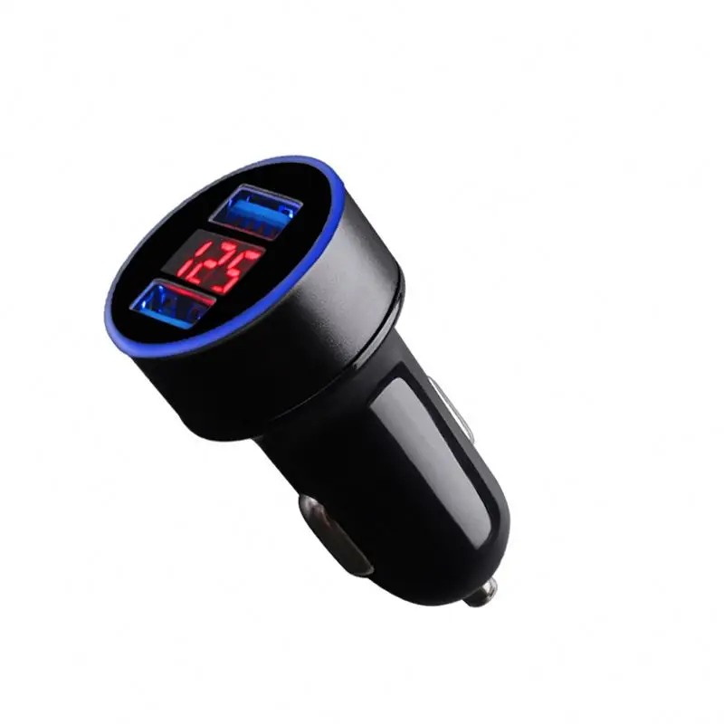 Portable car phone charger HCCtq car battery charger automatic digital display, Black/red/blue/gold/silver
Portable car phone charger HCCtq car battery charger automatic digital display, Black/red/blue/gold/silver