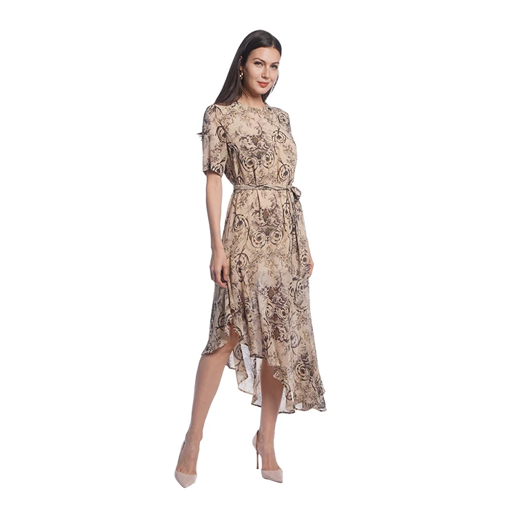 Exotic vogue luxury fashion women casual long dress cloths summer korean fashion 2021 chiffon print
Exotic vogue luxury fashion women casual long dress cloths summer korean fashion 2021 chiffon print