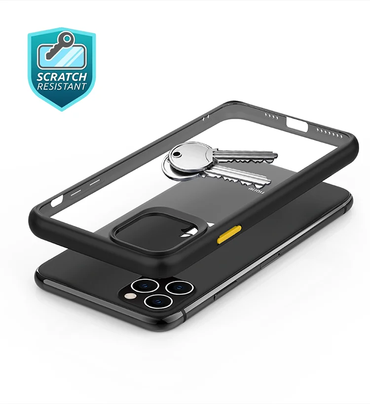 Ultra thin cover for iPhone 11 Max transparent clear PC TPU phone case for iPhone 11 pro max