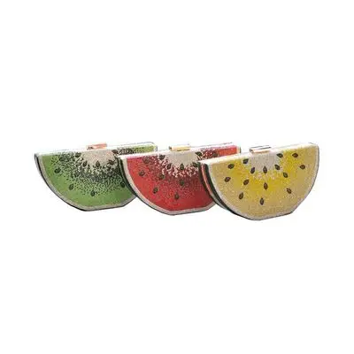 Women Fruits Purse Handbag Watermelon Style Rhinestone Bag Hollow Metal Crystal Evening Bag With Diamond Bag Ladies Clutch, As pictures shown
Women Fruits Purse Handbag Watermelon Style Rhinestone Bag Hollow Metal Crystal Evening Bag With Diamond Bag Ladies Clutch, As pictures shown