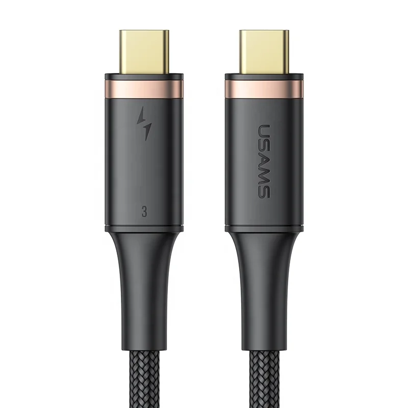 USAMS SJ514 U72 New Products With Latest Designs Fast Charging Thunderbolt 3 Data Cable Type-C To Type-C
USAMS SJ514 U72 New Products With Latest Designs Fast Charging Thunderbolt 3 Data Cable Type-C To Type-C