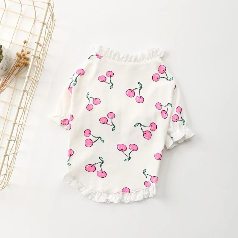 Spring Summer New Cotton Elastic Dog Clothes Bulldog Teddy Puppy Clothes Factory Wholesale Pet Sweater Dog t-shirt From China