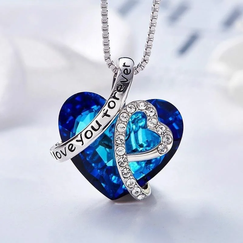Wholesale Fashion Heart Shaped Austria Crystal 925 Sterling Silver Pendant Jewellery S925 Necklace Jewelry for Women
Wholesale Fashion Heart Shaped Austria Crystal 925 Sterling Silver Pendant Jewellery S925 Necklace Jewelry for Women