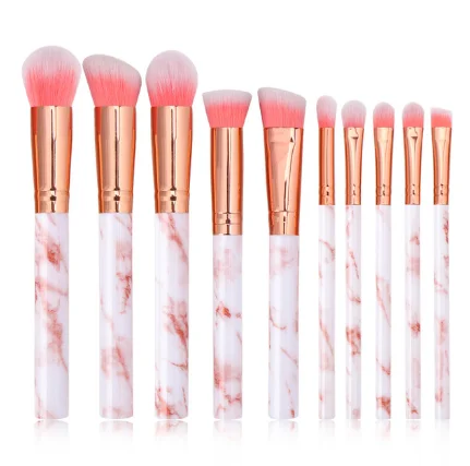 Hot sale OEM marble makeup brushes set travel size makeup brushes pearl marble 10 pcs, Many colors
Hot sale OEM marble makeup brushes set travel size makeup brushes pearl marble 10 pcs, Many colors