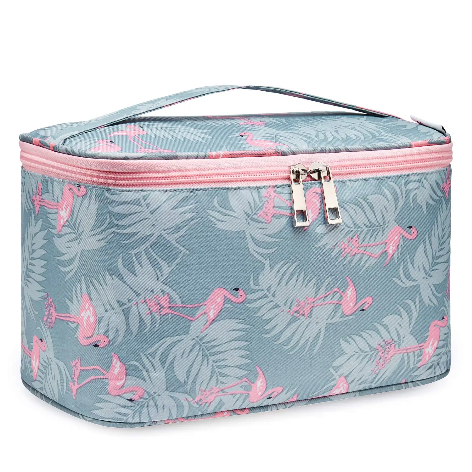 Travel Makeup Bag Large Cosmetic Bag Makeup Case Organizer for Women and Girls (Large, Flamingo), Pink, black, flamingo,sky blue
Travel Makeup Bag Large Cosmetic Bag Makeup Case Organizer for Women and Girls (Large, Flamingo), Pink, black, flamingo,sky blue