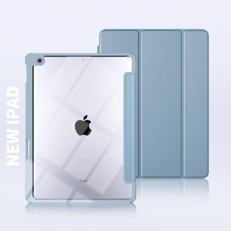 Case For iPad 10.2 Inch Apple iPad Case 7/8 Generation With Pencil Holder Transparent Back, Multiple colors
Case For iPad 10.2 Inch Apple iPad Case 7/8 Generation With Pencil Holder Transparent Back, Multiple colors