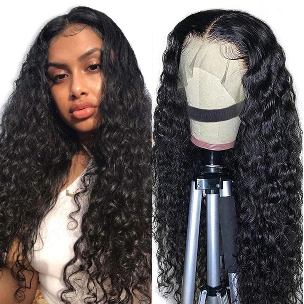 Deep Wave Unprocessed Pure Virgin Human Hair Lace Front Wig Pre Plucked 13x4 HD Lace Frontal Wig For Black Women
Deep Wave Unprocessed Pure Virgin Human Hair Lace Front Wig Pre Plucked 13x4 HD Lace Frontal Wig For Black Women