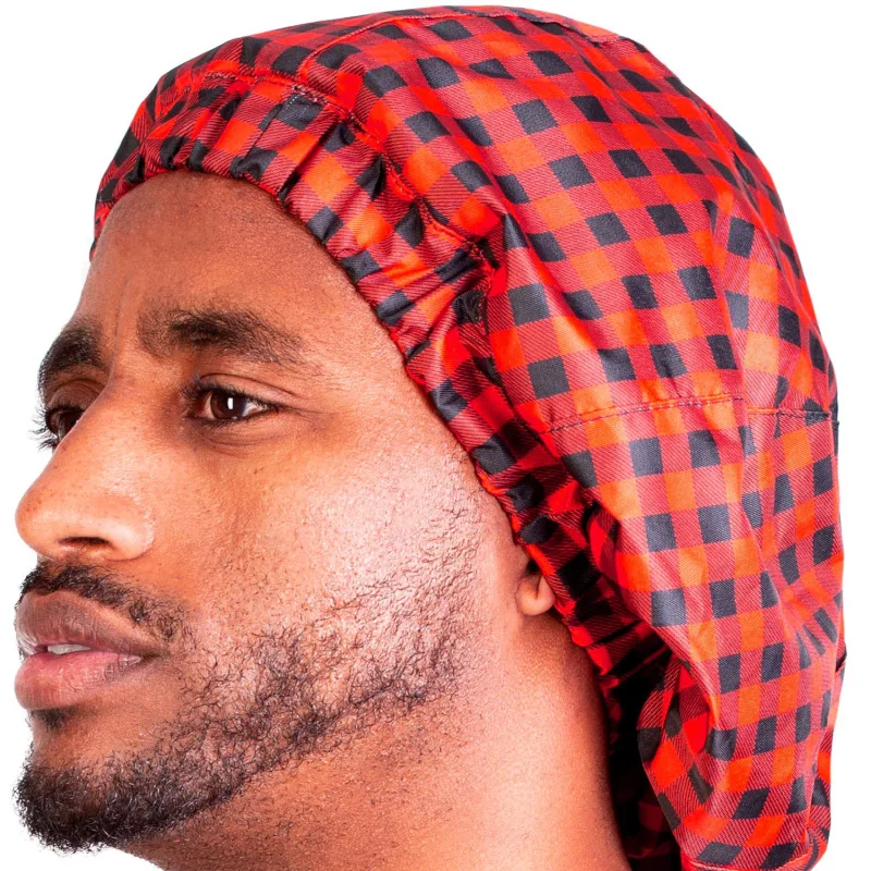 HZM-19096 Reusable Extra Large Terry Lined Shower Cap for Men Satin Double Layer Waterproof Long Hair Bath Cap
HZM-19096 Reusable Extra Large Terry Lined Shower Cap for Men Satin Double Layer Waterproof Long Hair Bath Cap