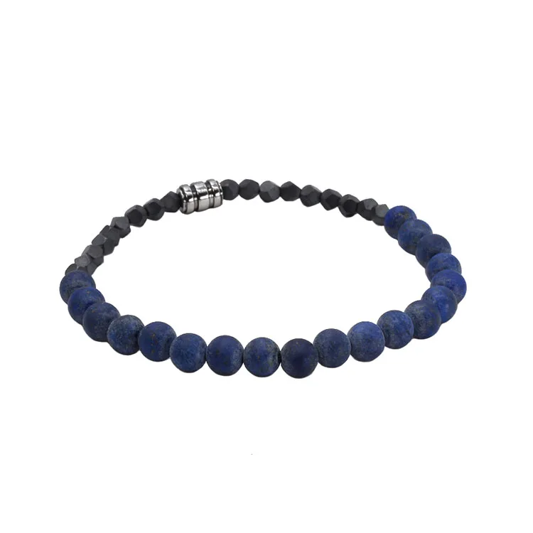custom hematite lapis bead handmade bracelet men bracciale uomo, Customized 
custom hematite lapis bead handmade bracelet men bracciale uomo, Customized