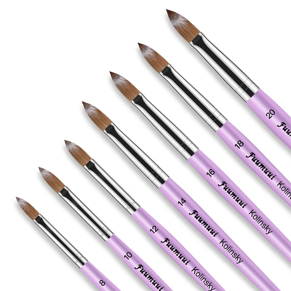 2021 Factory Supply 100% Pure kolinsky Hair Purple Color Nail Art Brush Acrylic Brush Wooden Brush
2021 Factory Supply 100% Pure kolinsky Hair Purple Color Nail Art Brush Acrylic Brush Wooden Brush