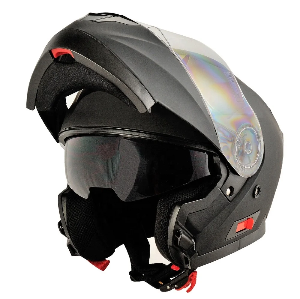 Motorcycle helmet DOT certified flip up modular helmet