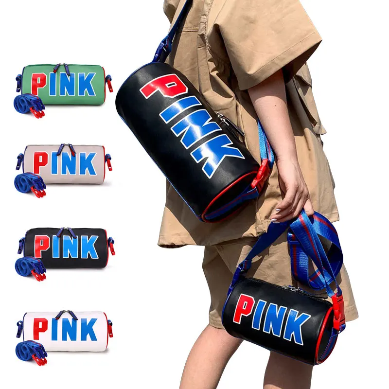 Luxury cylinder designer waterproof women men pu shoulder bag crossbody sport custom logo pink weekender small travel bag cheap
Luxury cylinder designer waterproof women men pu shoulder bag crossbody sport custom logo pink weekender small travel bag cheap