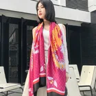 Scarf Long Summer Satin Sunscreen Scarf Women Fashion Carriage Long Scarf Large Shawl Beach Shawl