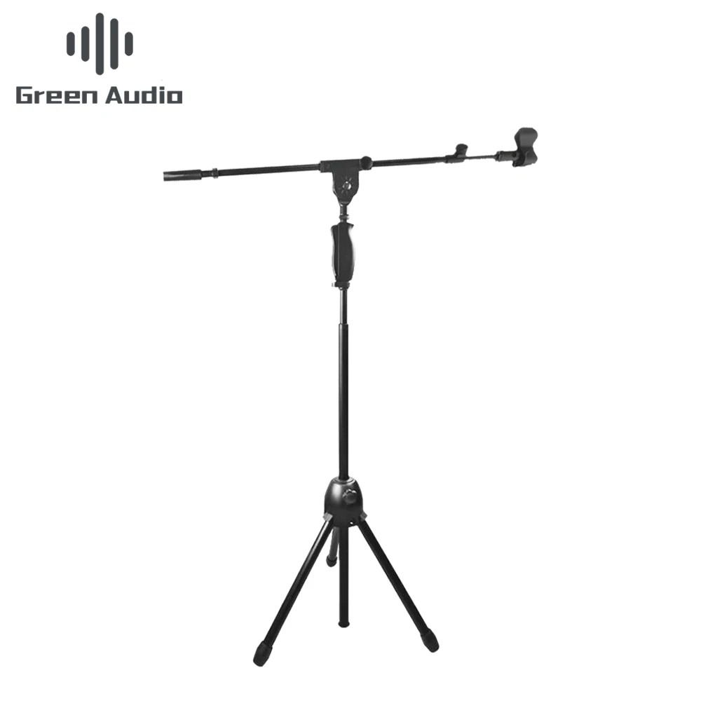 Professional bracket tripod floor metal microphone stand rotatable and foldable stand, Black
Professional bracket tripod floor metal microphone stand rotatable and foldable stand, Black