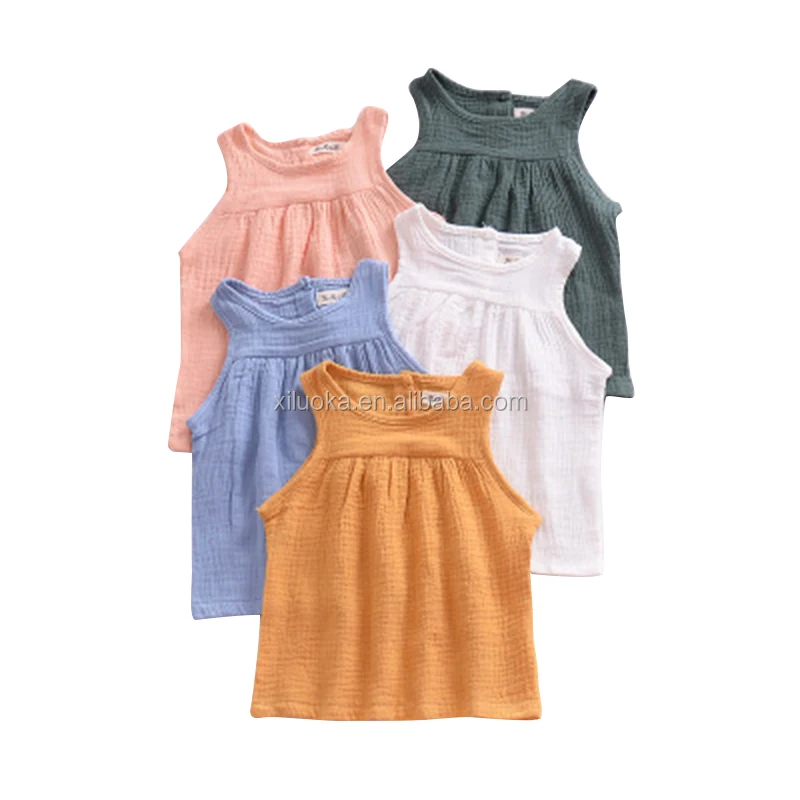 Versatile Cotton And Linen Multicolor Top Vest Jacket Baby Clothes Letter Short Sleeve, Picture
Versatile Cotton And Linen Multicolor Top Vest Jacket Baby Clothes Letter Short Sleeve, Picture