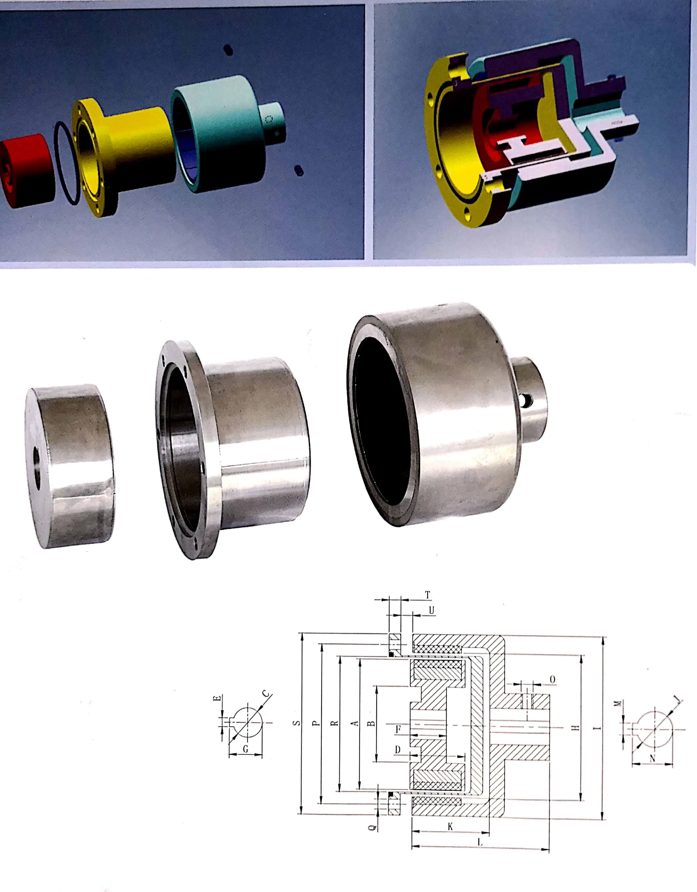 应用 磁轴联轴器最常用于液体泵和螺旋桨系统,因为一个静态的,物理