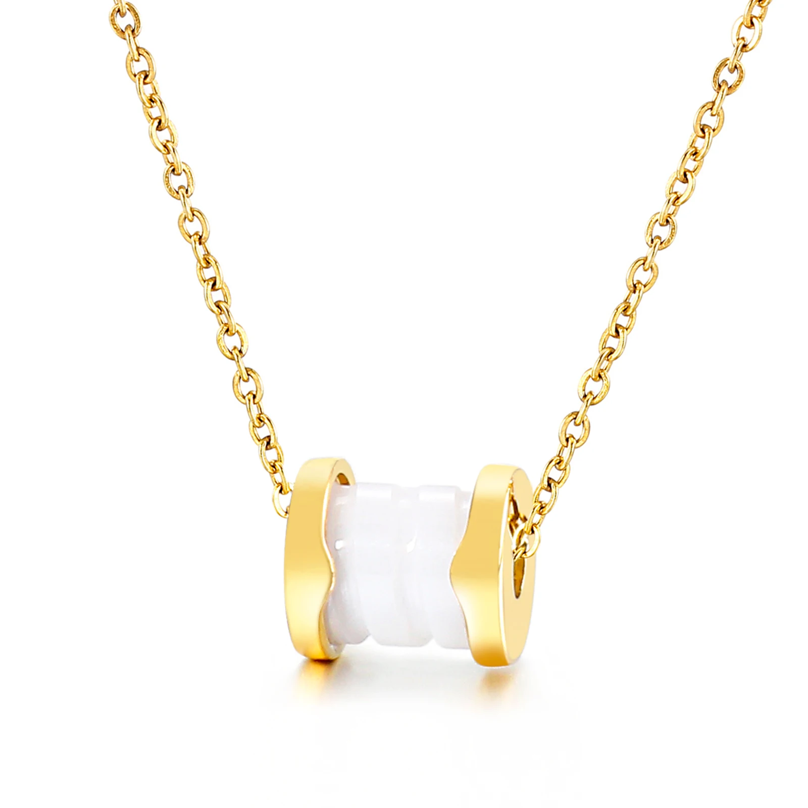 Temperament fashion hollowed out female stainless steel pendant necklace, Silver/gold/rose gold
Temperament fashion hollowed out female stainless steel pendant necklace, Silver/gold/rose gold