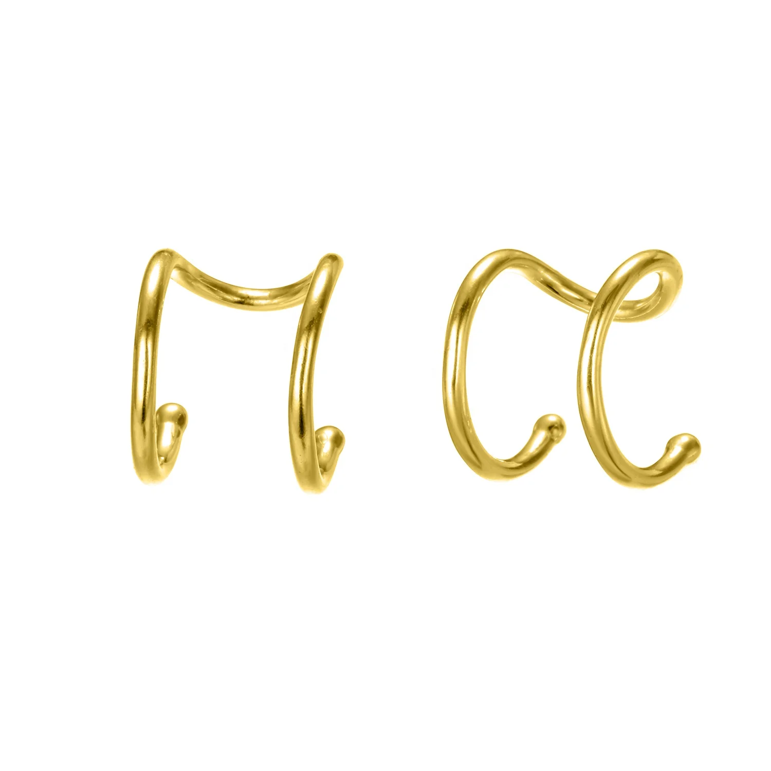 Minimalist Fashion Diy Stainless Steel Double Hoop Stud Earrings Ear Cuff Hollow Clip On Earrings Aesthetic Jewelry for Girls
Minimalist Fashion Diy Stainless Steel Double Hoop Stud Earrings Ear Cuff Hollow Clip On Earrings Aesthetic Jewelry for Girls