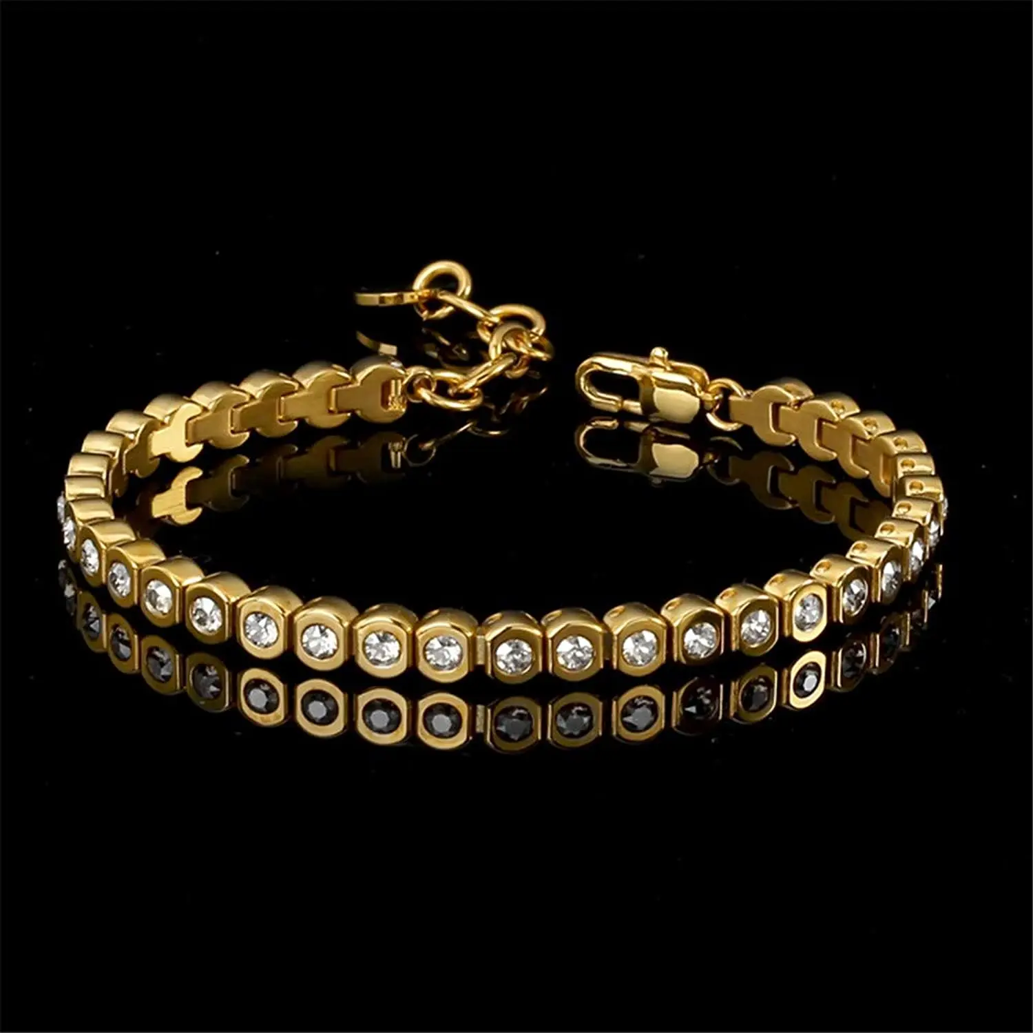 Customize Stainless Steel crystal Tennis Bracelet Crystal Lady Tennis Bracelet Stainless steel MAXIMA Crystal Tennis Bracelet
Customize Stainless Steel crystal Tennis Bracelet Crystal Lady Tennis Bracelet Stainless steel MAXIMA Crystal Tennis Bracelet