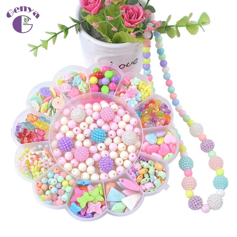 Genya Children DIY Beads For Jewelry Bracelet Necklaces String Making Kit Friendship Bracelets Art Craft Kit, As picture
Genya Children DIY Beads For Jewelry Bracelet Necklaces String Making Kit Friendship Bracelets Art Craft Kit, As picture