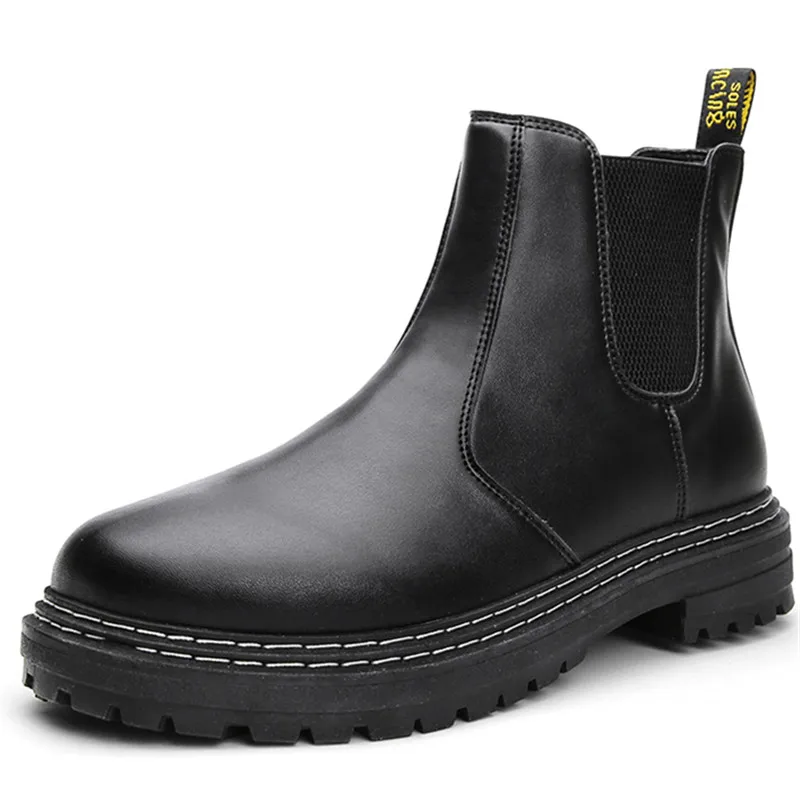 Dropshipping Custom Logo New Ankle Leather Chelsea Boots Slip On Men's Casual Shoes Autumn Men Fashion Street Style Footwear
Dropshipping Custom Logo New Ankle Leather Chelsea Boots Slip On Men's Casual Shoes Autumn Men Fashion Street Style Footwear