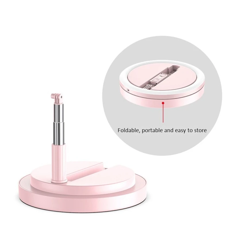 12inch Extendable Portable ring light with cellphone holder for camera selfie led camera light for Live Stream Photography, Black, white, pink
12inch Extendable Portable ring light with cellphone holder for camera selfie led camera light for Live Stream Photography, Black, white, pink