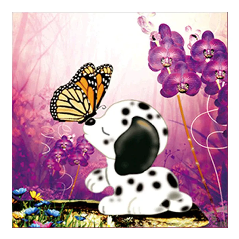 dog and butterfly Full Square Drill Diamond Painting animal Embroidery painting Handicraft decoration art kits, Customized color
dog and butterfly Full Square Drill Diamond Painting animal Embroidery painting Handicraft decoration art kits, Customized color