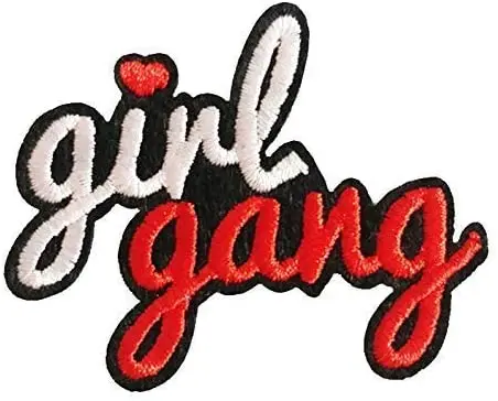Girl Gang Girl Power Embroidered Iron On Patch Pink Applique Feminism Feminist Movement
Girl Gang Girl Power Embroidered Iron On Patch Pink Applique Feminism Feminist Movement