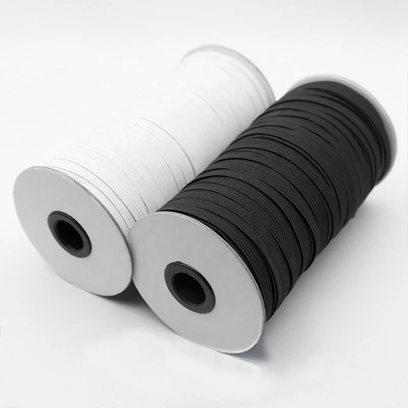 Factory Supply Custom 1/4 Inch Elastic 6mm 8mm 12mm Black/White Woven Band Ribbon Knitted Elastic Tape Wholesale
Factory Supply Custom 1/4 Inch Elastic 6mm 8mm 12mm Black/White Woven Band Ribbon Knitted Elastic Tape Wholesale