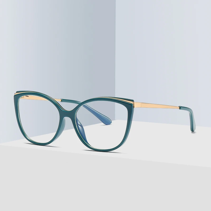 Trendy TR90 Metal Frame Glasses High Quality Computer Eyeglasses Fashion Women Anti Blue Light Glasses, 6 colors
Trendy TR90 Metal Frame Glasses High Quality Computer Eyeglasses Fashion Women Anti Blue Light Glasses, 6 colors