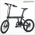 Best-selling 36V 250W 5PAS aluminum alloy womens fold away 20 Inch Compact frame folding bike with CE, FCC certifications