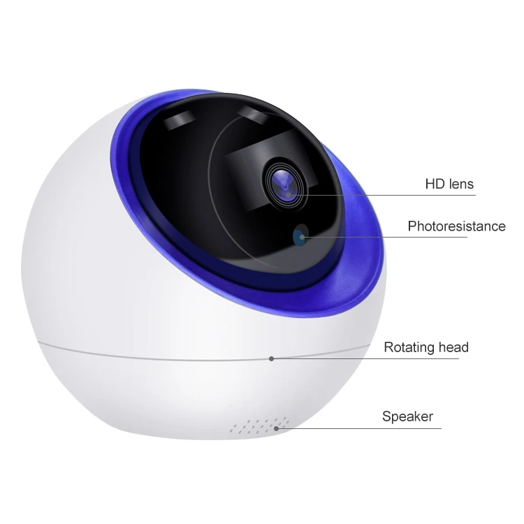 Wholesale OEM Customized 1080P HD Wireless Indoor Space Ball Camera with Infrared Night Vision
Wholesale OEM Customized 1080P HD Wireless Indoor Space Ball Camera with Infrared Night Vision