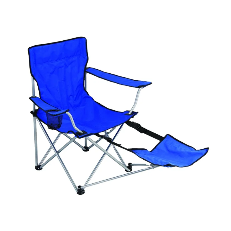 Novelty Adjustable Leg Field Foot Rest Metal Foldable Camping Chair