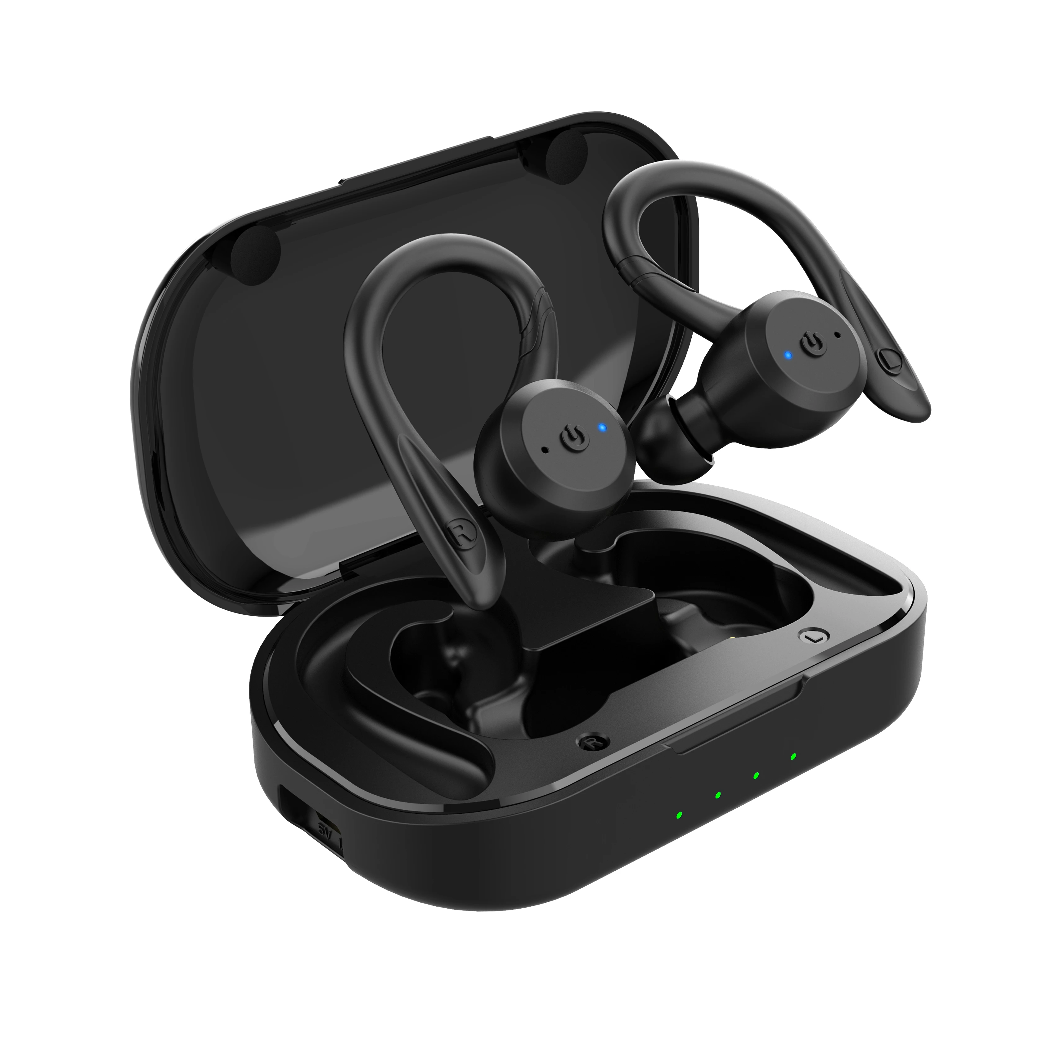 Upgraded TWS IPX7 Waterproof Workout Wireless Earbuds ear hook with Charging Case type c headphone
Upgraded TWS IPX7 Waterproof Workout Wireless Earbuds ear hook with Charging Case type c headphone