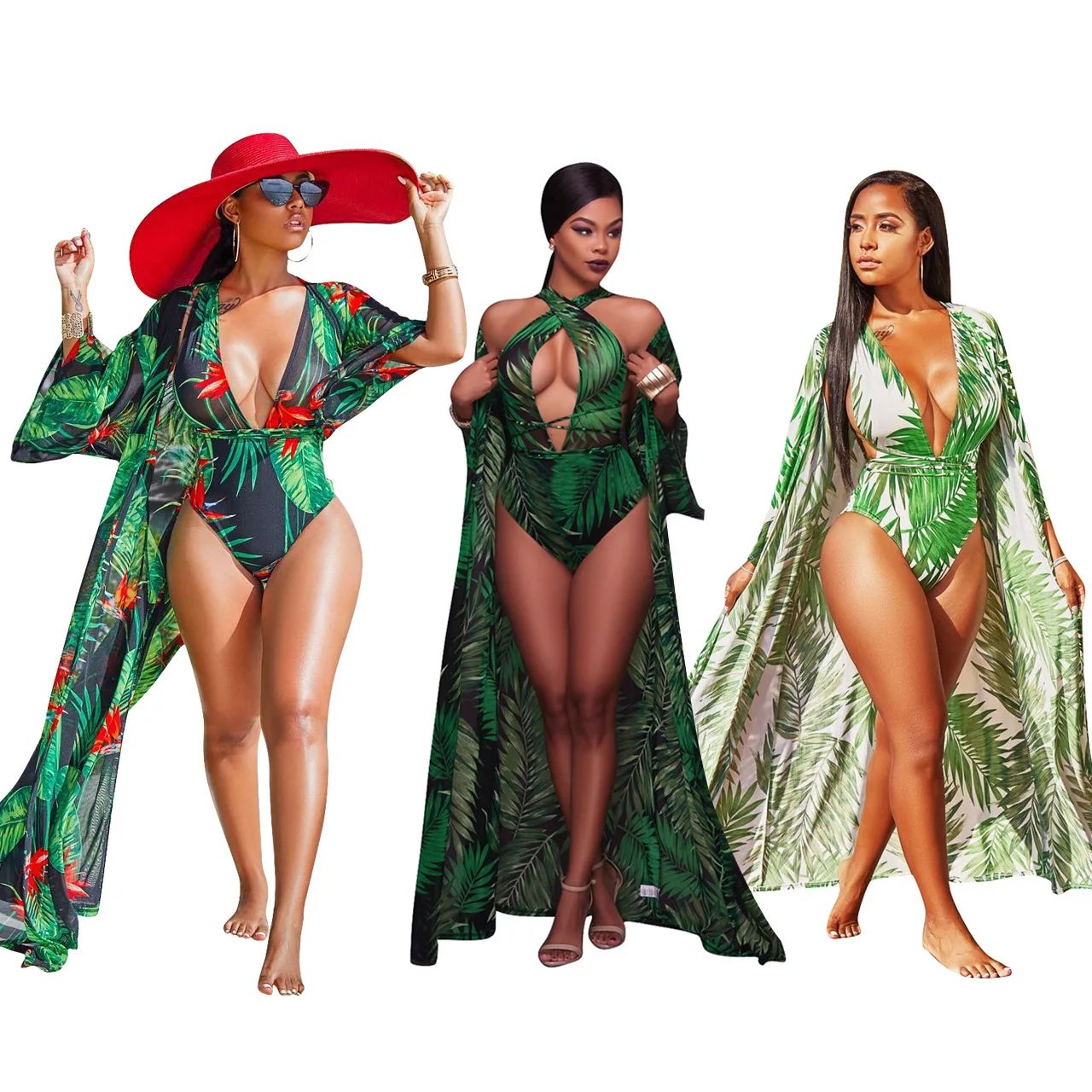 Custom Logo Womens Halter Two Pieces Swimwear Plus Size Cover Up Swimsuit Sexy Printed Bikini, Green
Custom Logo Womens Halter Two Pieces Swimwear Plus Size Cover Up Swimsuit Sexy Printed Bikini, Green