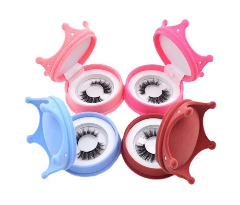 new style custom logo crown shape mink eyelashes packaging 3d mink lashes crown lash box crown eyelashes, Natural black 
new style custom logo crown shape mink eyelashes packaging 3d mink lashes crown lash box crown eyelashes, Natural black