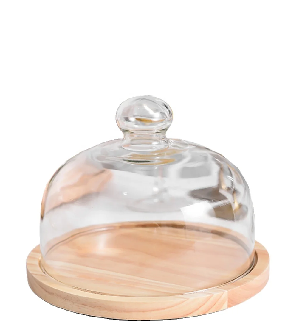 Wholesale wedding cake stands /cake dome /cake cover with wood base glass cake plate with cover
Wholesale wedding cake stands /cake dome /cake cover with wood base glass cake plate with cover