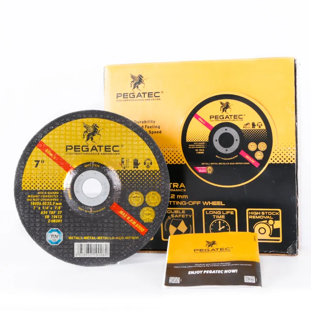 PEGATEC 180x6x22mm Abrasive Metal Grinding Disc