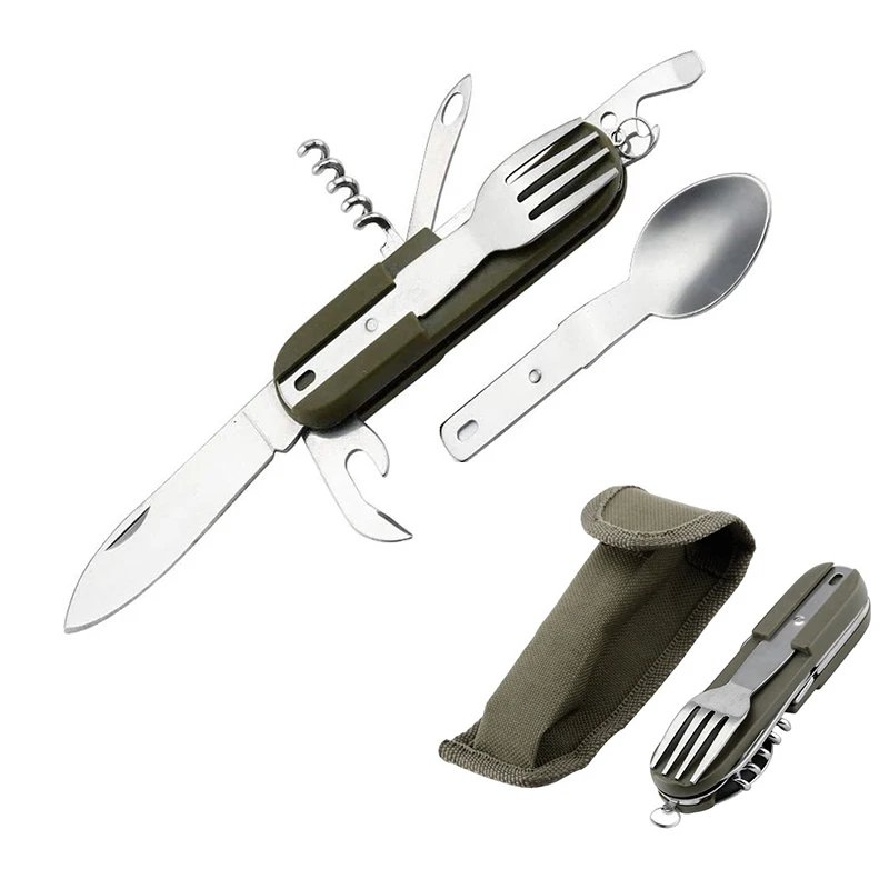 7 in 1 Foldable Portable Compact Reusable tableware camping utensil cutlery camping tableware Foldable Fork Spoon Corkscrew, Customized color
7 in 1 Foldable Portable Compact Reusable tableware camping utensil cutlery camping tableware Foldable Fork Spoon Corkscrew, Customized color