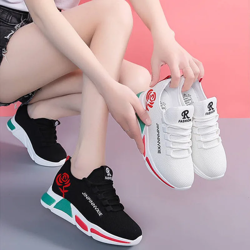 New Fashion Cheap Mesh Women Platform Running Sneakers Breathable Women Walking Shoes Casual Ladies Sport Shoes Sneakers, 2 colors
New Fashion Cheap Mesh Women Platform Running Sneakers Breathable Women Walking Shoes Casual Ladies Sport Shoes Sneakers, 2 colors