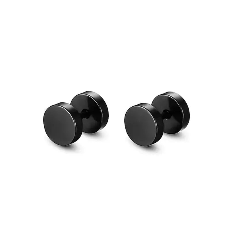 Men's Stud Earrings flat back Stainless Steel Earrings Jewelry Rainbow Black Gold For Wedding Party Office Career Dailywear
Men's Stud Earrings flat back Stainless Steel Earrings Jewelry Rainbow Black Gold For Wedding Party Office Career Dailywear