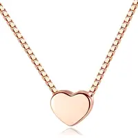 Minimalist Pendant 925 Sterling Silver Jewelry Love Heart Rose Gold Plated Choker Necklace
Minimalist Pendant 925 Sterling Silver Jewelry Love Heart Rose Gold Plated Choker Necklace