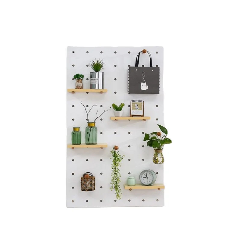 Home Mounted Wooden Pegboard Kitchen Bar Bedroom Living Room Decorative Wall Hanging Storage Display Shelf
Home Mounted Wooden Pegboard Kitchen Bar Bedroom Living Room Decorative Wall Hanging Storage Display Shelf