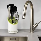 Multi-function Dismountable Storage Kitchen Tools draining utensil holder Rack