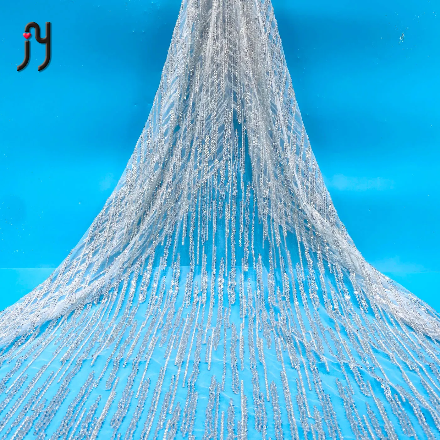 Bridal lace with sequins beaded lace fabric for wedding dress, Accept customized color
Bridal lace with sequins beaded lace fabric for wedding dress, Accept customized color