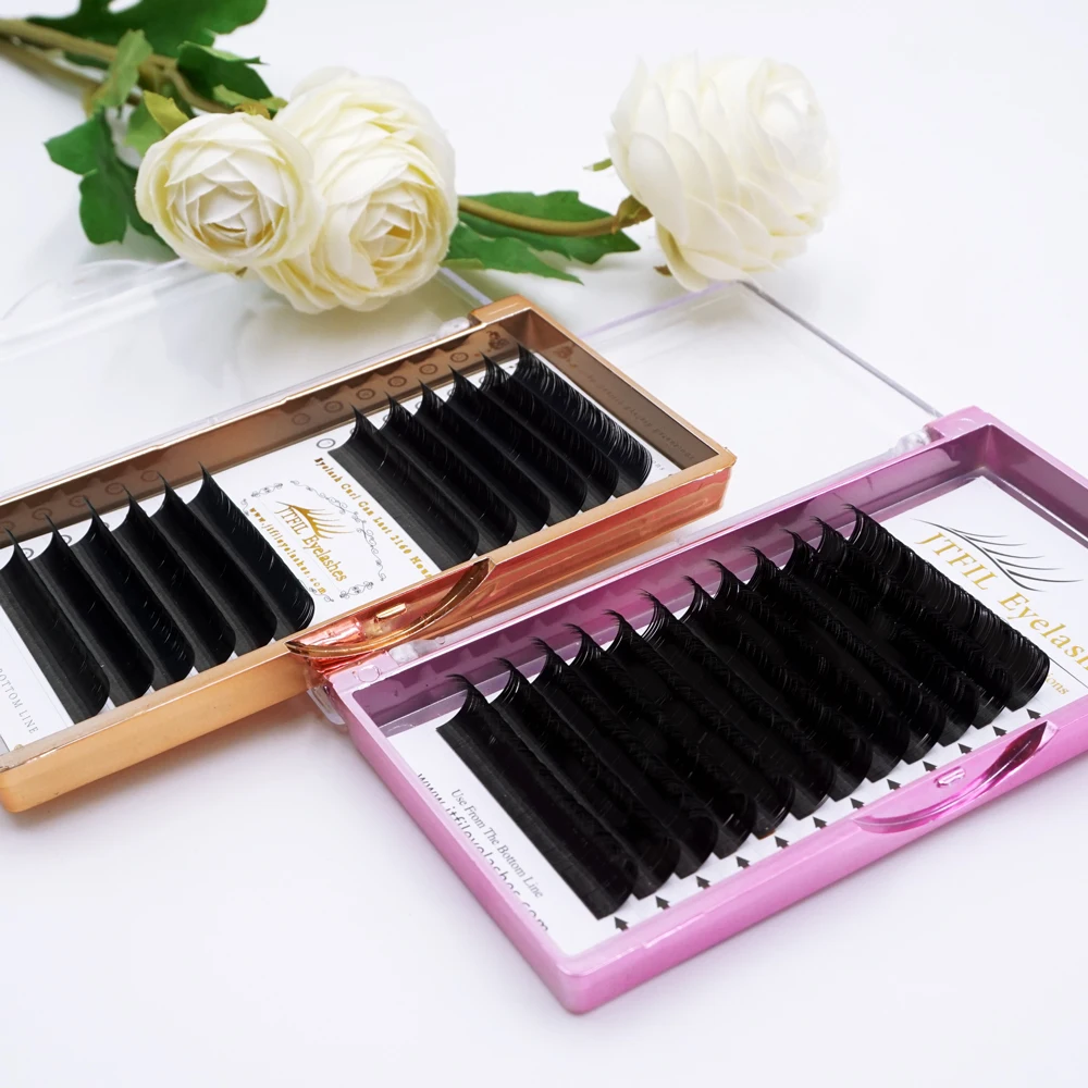 JTFIL J B C CC D DD L L+ curl mink las extension bulk eyelash extension tray individuals lashes supplies
JTFIL J B C CC D DD L L+ curl mink las extension bulk eyelash extension tray individuals lashes supplies