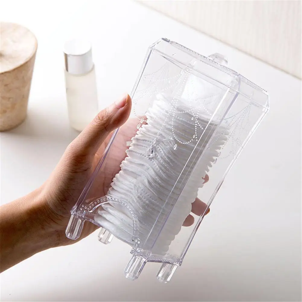 Cosmetic Dispenser Container Makeup Organizer Cotton Pad Organizer Storage Box Holder Clear Cotton Pad Holder Case, As photo
Cosmetic Dispenser Container Makeup Organizer Cotton Pad Organizer Storage Box Holder Clear Cotton Pad Holder Case, As photo